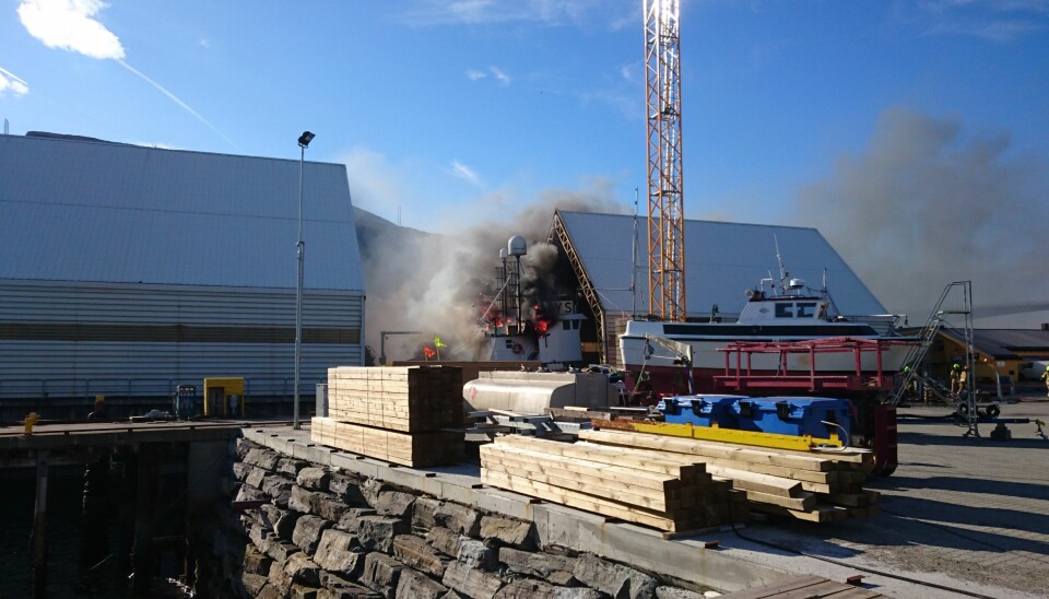Både lokalt brannvesen og redningsskøyta Odin hjalp til med slokking av brannen i Arctic Wolf i 2017. På grunn av høy varme inne i båten blusset brannen opp igjen flere ganger. Derfor fikk brannvesenet i Havøysund bistand fra brannvesenet i Hammerfest. De hadde også med seg skjæreutstyr, slik at de kunne komme lenger inn i båten med skum og surstoff til mannskapene.