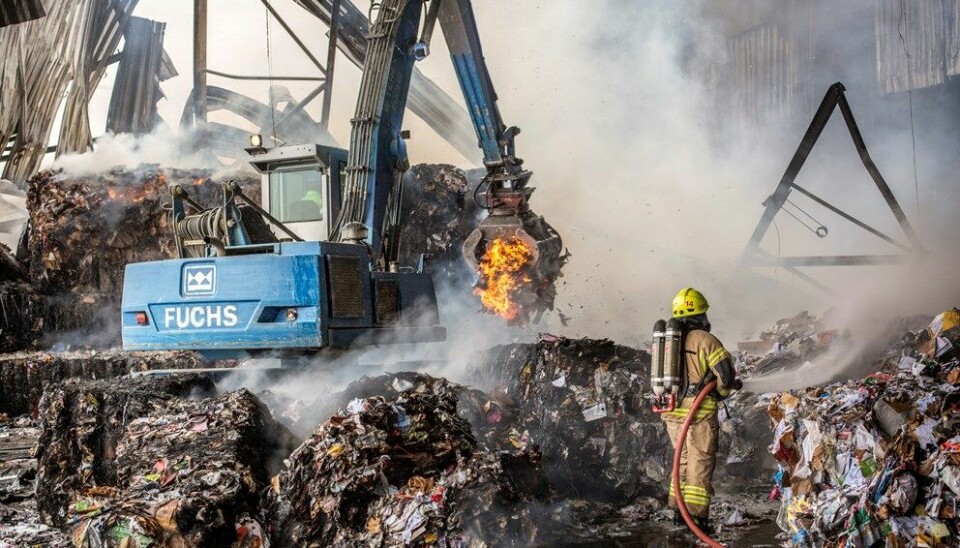 Det er registrert nær 230 branner i norske avfalls­anlegg siden 2016.
