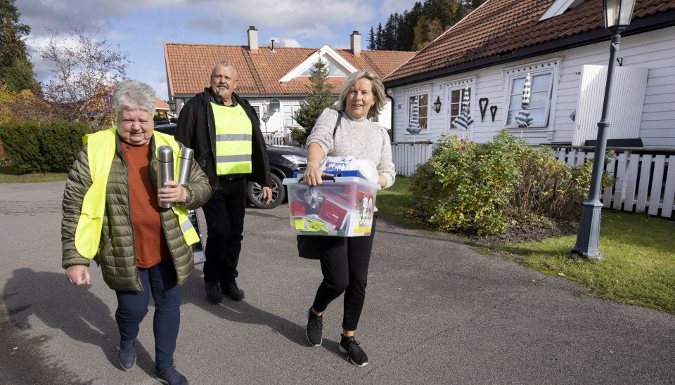 Marianne Orvang (t.h.) er leder av Gran Friviligshetssentral, og forteller om et stort engasjement blant de frivillige for å være med i prosjektet. Marianne Orvang (t.h.) er leder av Gran Friviligshetssentral, og forteller om et stort engasjement blant de frivillige for å være med i prosjektet.