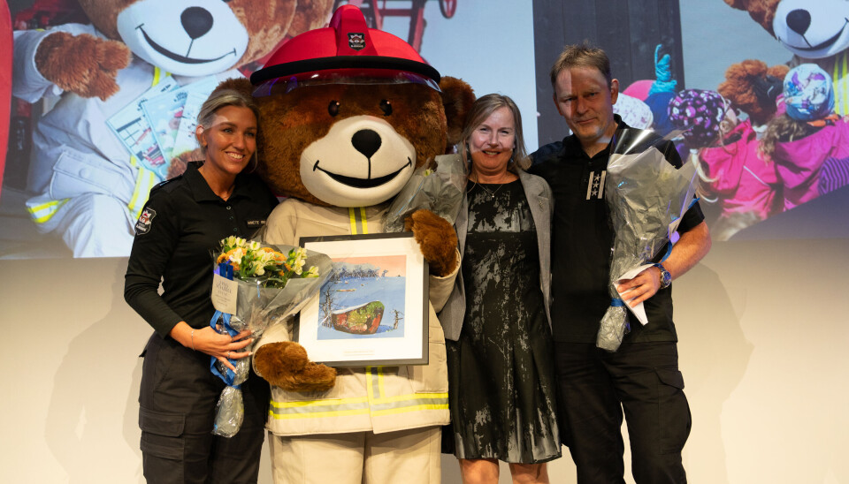 Samfunnssikkerhetsprisen tildeles Brannbamsen Bjørnis